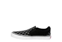 Vans Mens Asher Deluxe Slip On Sneaker - Black -Outlet Step In Style Store US 01 630178 03