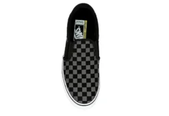 Vans Mens Asher Deluxe Slip On Sneaker - Black -Outlet Step In Style Store US 01 630178 05