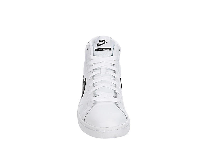 Nike Mens Court Royal 2 Mid Sneaker - White 3 Nike Mens Court Royal 2 Mid Sneaker - White - Image 3